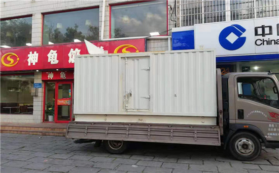 大田镇出租发电机施工案例